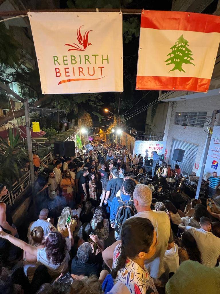 « Rebirth Beirut » éclaire l’escalier historique Saint-Nicolas