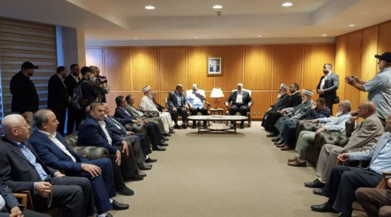Head of Hamas' political bureau arrives to Lebanon, meetings set with Berri, Aoun, Mikati — 'probably' Nasrallah