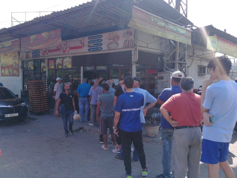 Long lines form at bakeries in Beirut and North Lebanon