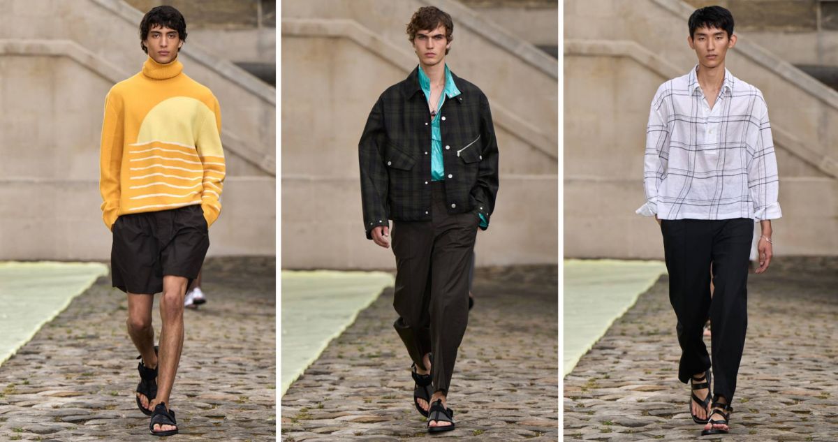 Pour l’homme, au printemps-été 2023, du vent dans les toiles d’Hermès
