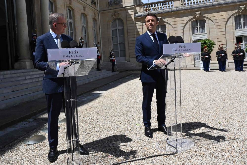 Macron et Albanese veulent rebâtir la 