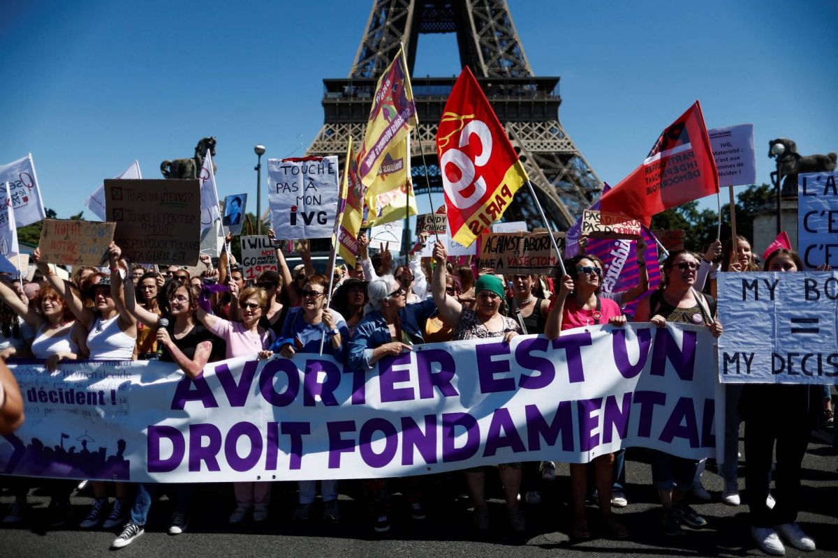 Manifestations pour défendre le droit à l'avortement
