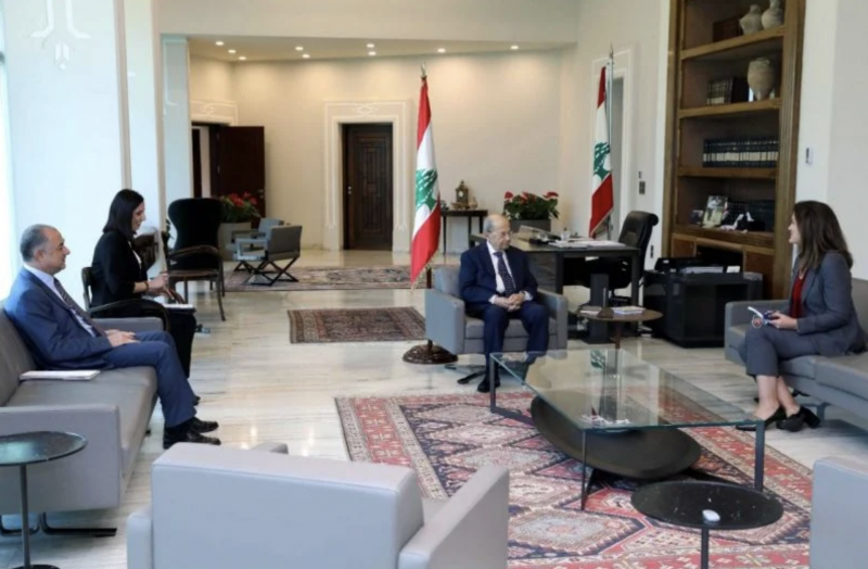 Aoun, Shea, and Bou Saab meet to discuss Hochstein visit and maritime negotiations