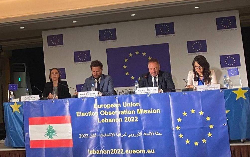 EU's Election Observation Mission discusses funding and paid coverage during Lebanon's parliamentary elections EU's Election Observation Mission discusses funding and paid coverage during Lebanon's parliamentary elections