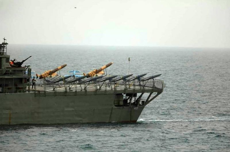 L'Iran dévoile une division navale de drones lors de la visite de Biden au Moyen-Orient