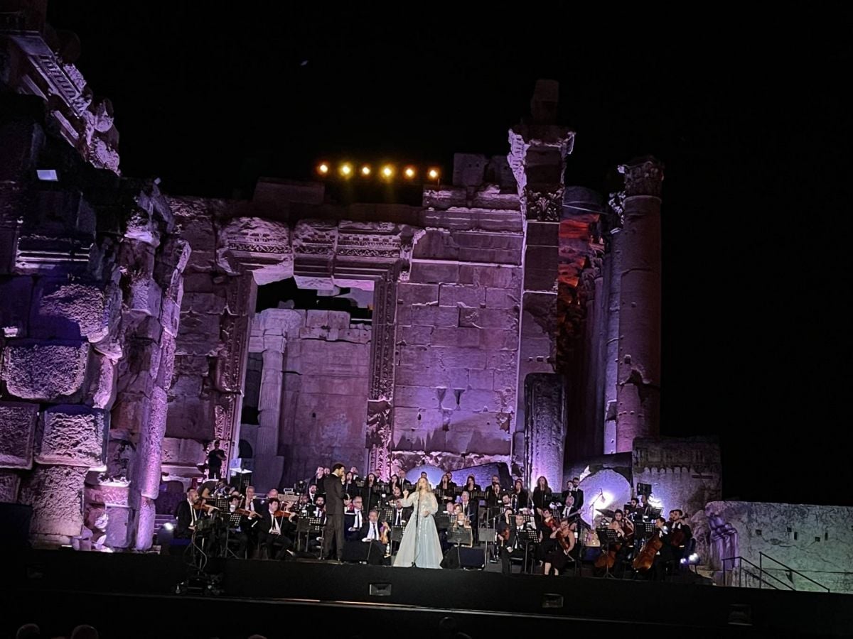 L’hommage de Lubnan et Soumaya à Baalbeck
