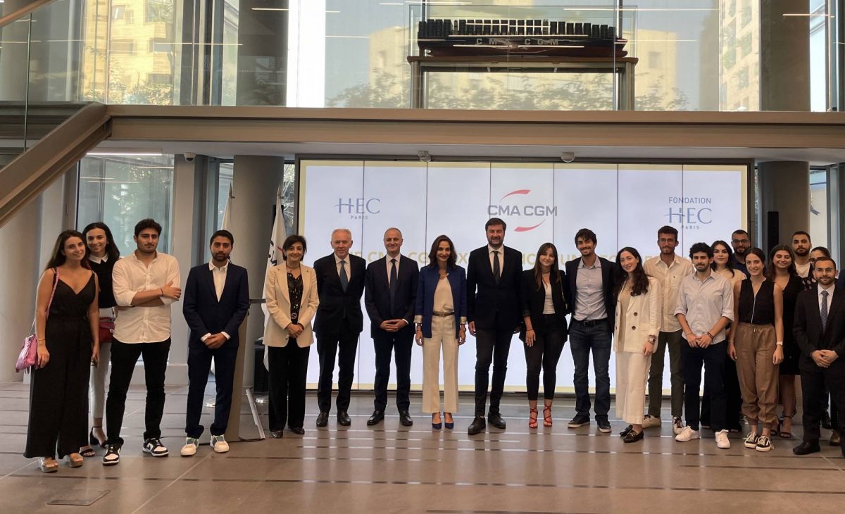 CMA CGM et HEC Paris tendent la main aux jeunes Libanais CMA CGM et HEC Paris tendent la main aux jeunes Libanais
