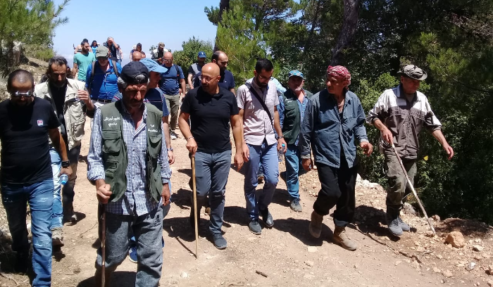 Yassine au Akkar pour combattre les feux de forêts