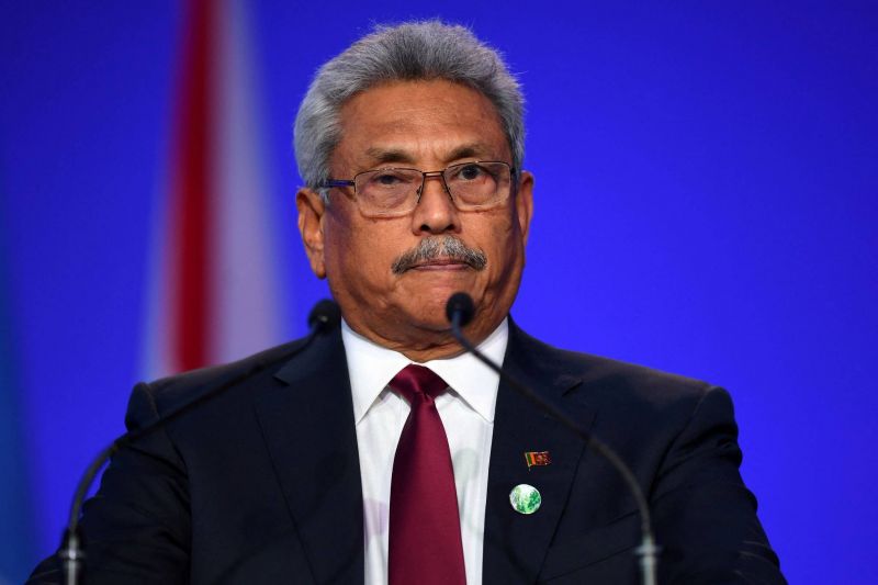 Le président du Sri Lanka annonce sa démission au parlement par email