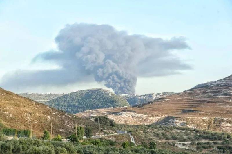 Massive fire blazes in Nabatieh  carpet factory