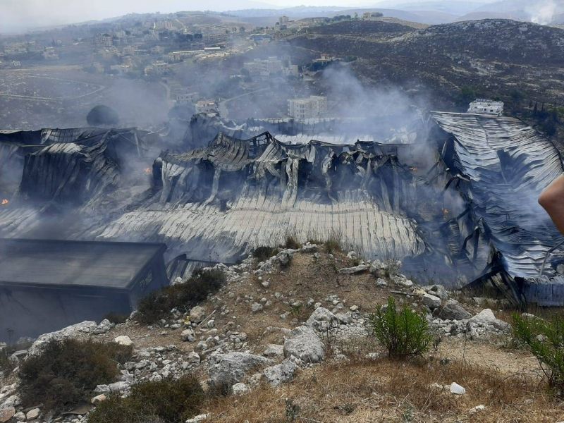 Incendie maîtrisé dans une usine de tapis de Nabatiyé, lourd bilan matériel