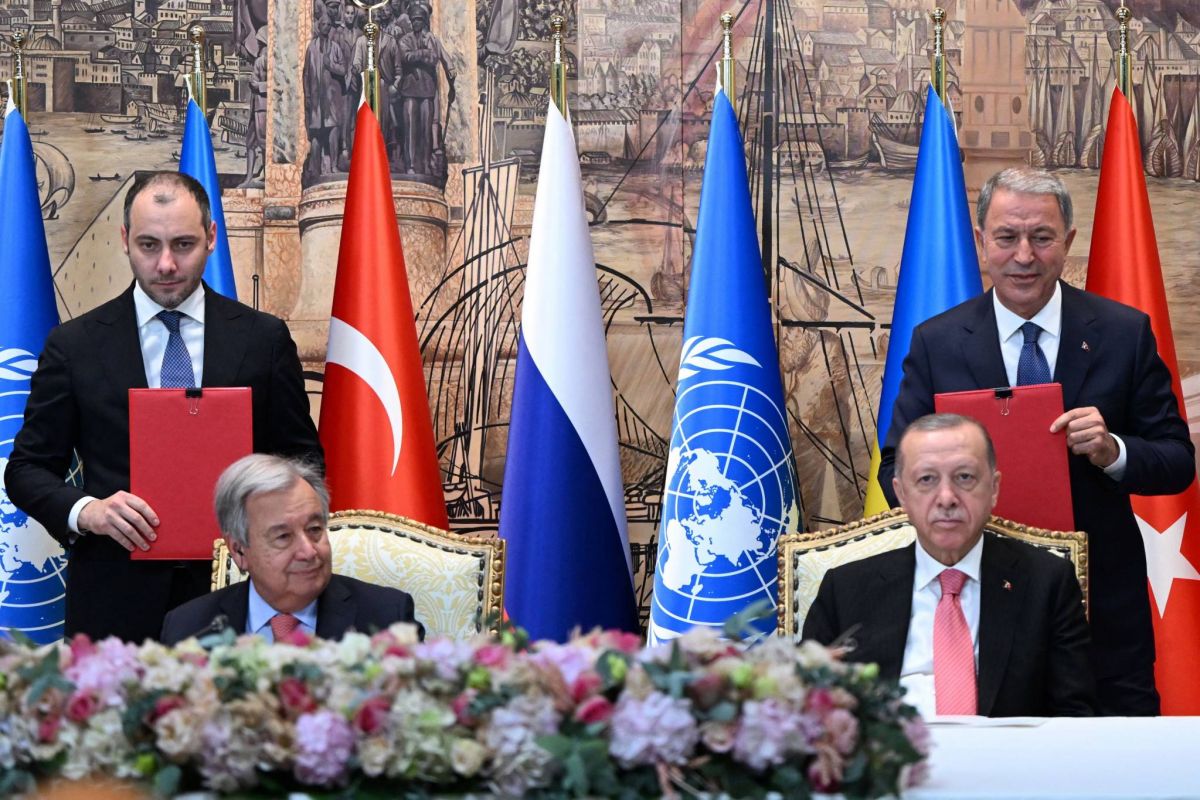 L’accord sur l’exportation de céréales signé à Istanbul