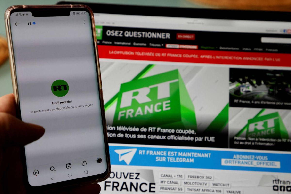 Moscou promet de riposter à la suspension de RT France, confirmée par la justice européenne