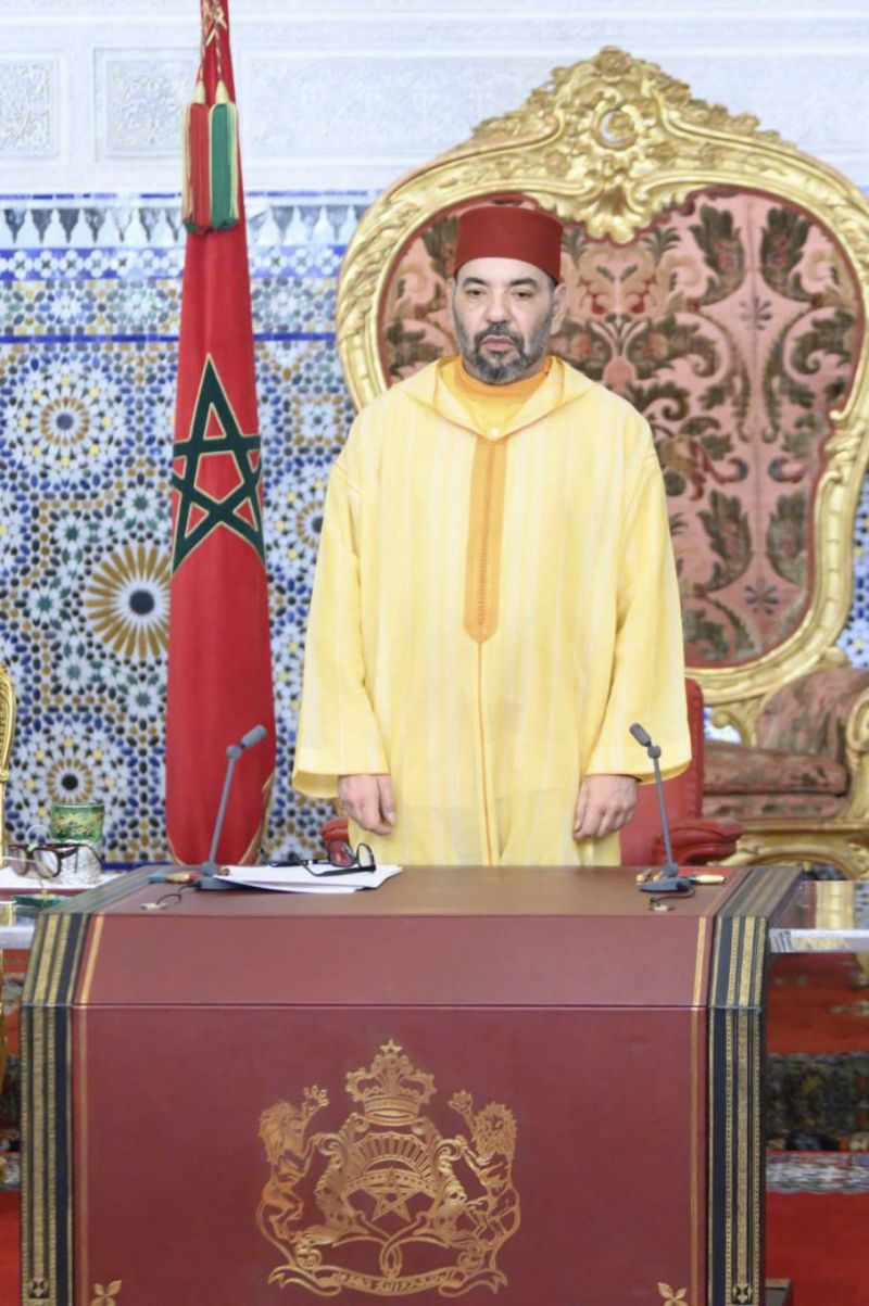 Le roi du Maroc réitère 