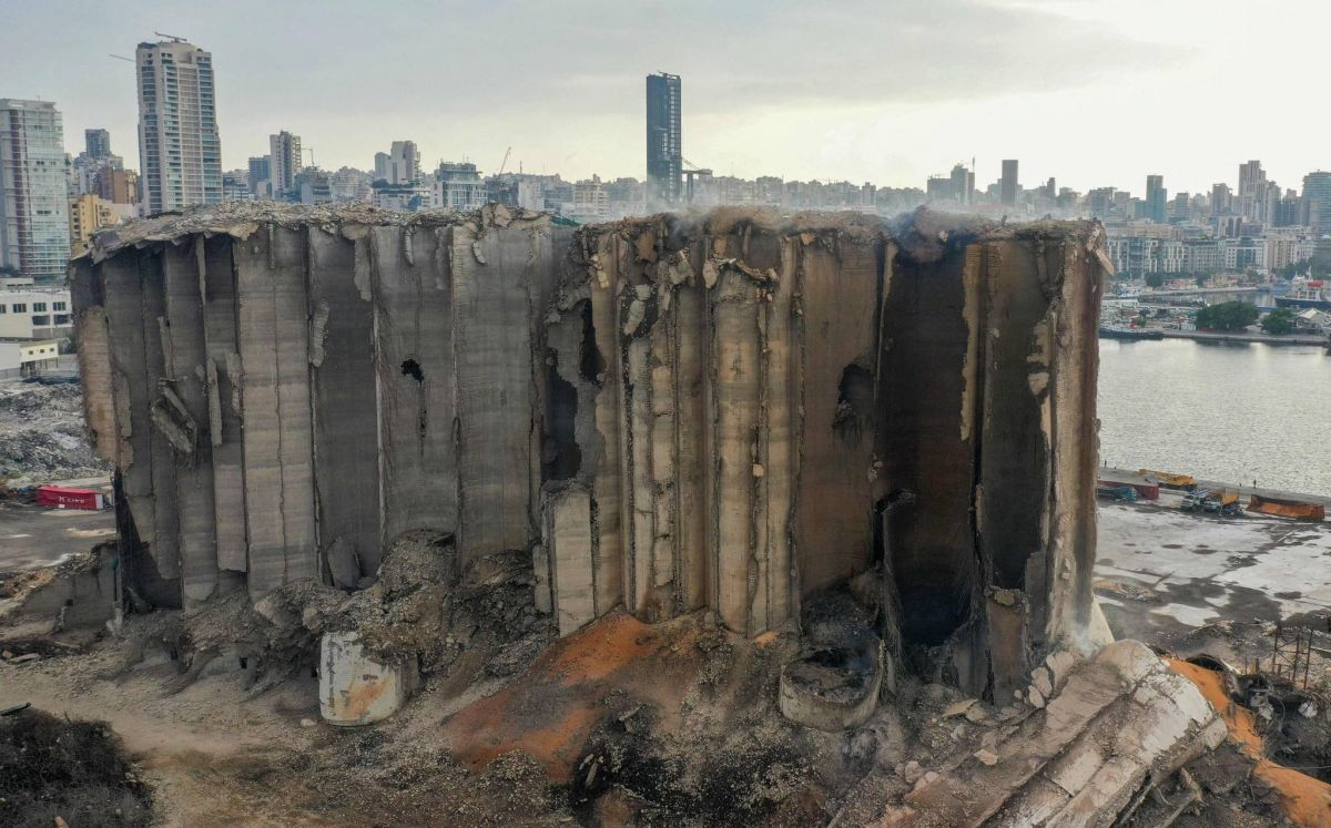 Port de Beyrouth : les silos perdraient de nouveaux morceaux