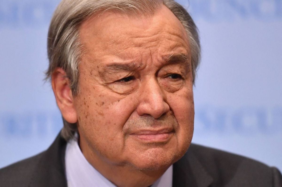 Le chef de l'ONU 