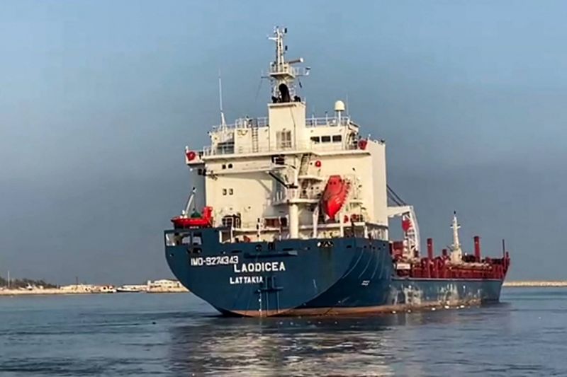 Arrivée en Syrie du navire accusé de transporter des céréales ukrainiennes  volées - L'Orient-Le Jour