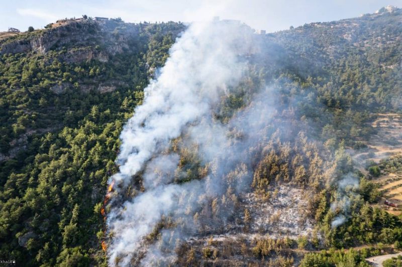Wildfires continue to rage in Akkar for a second day