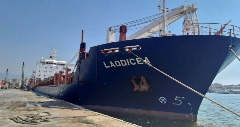 Le Laodicea, suspecté de transporter des grains volés en Ukraine, autorisé à reprendre la mer