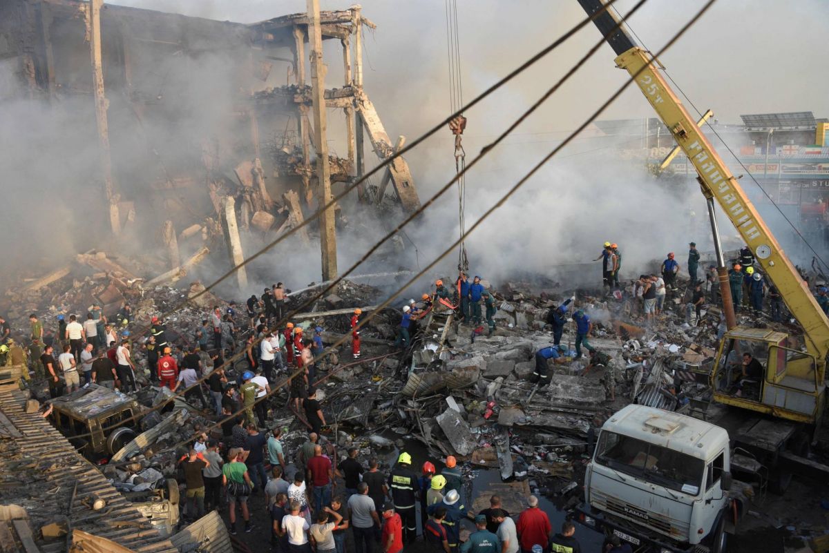 Le bilan de l'explosion à Erevan monte à six morts Le bilan de l'explosion à Erevan monte à six morts