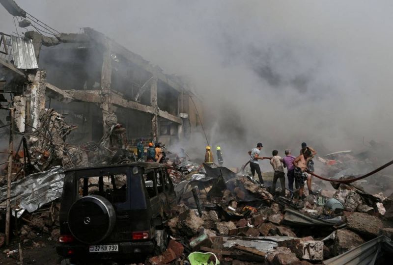 Le bilan de l'explosion à Erevan s'alourdit à 16 morts