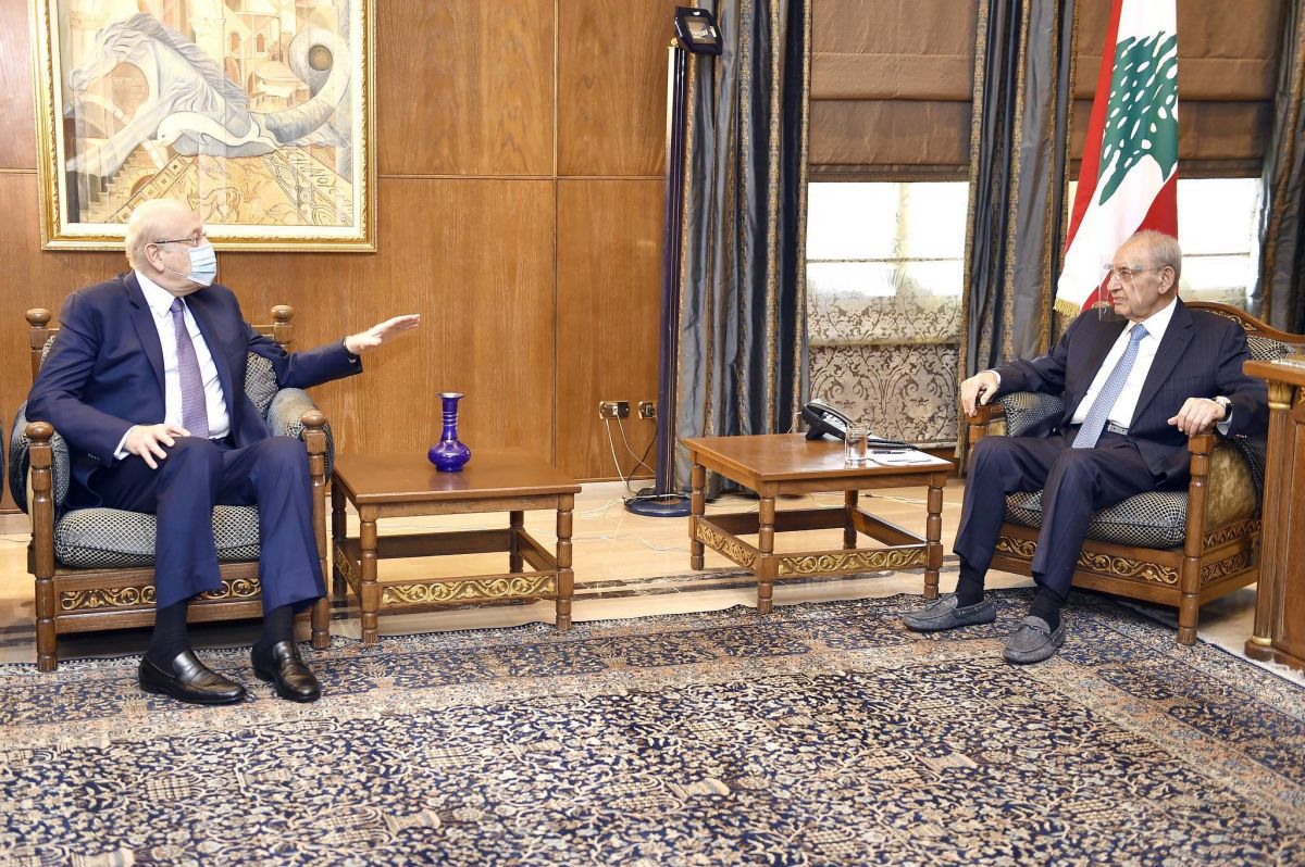 Formation du gouvernement : Berry s'entretient avec Mikati et Taymour Joumblatt