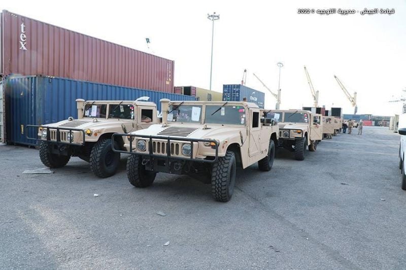L'armée libanaise réceptionne 150 véhicules militaires Humvee offerts par Washington