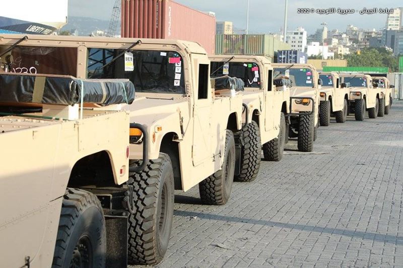 Army receives 150 military vehicles from US