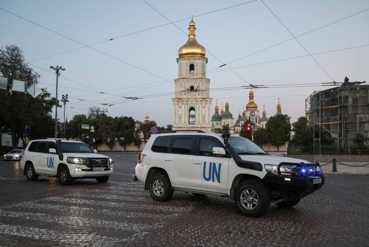 Une mission de l'AIEA arrive à Zaporijjia, en route vers la centrale nucléaire