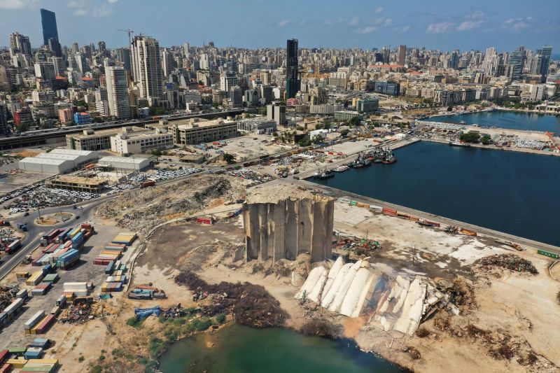Silos au port de Beyrouth : l'opération de refroidissement a débuté