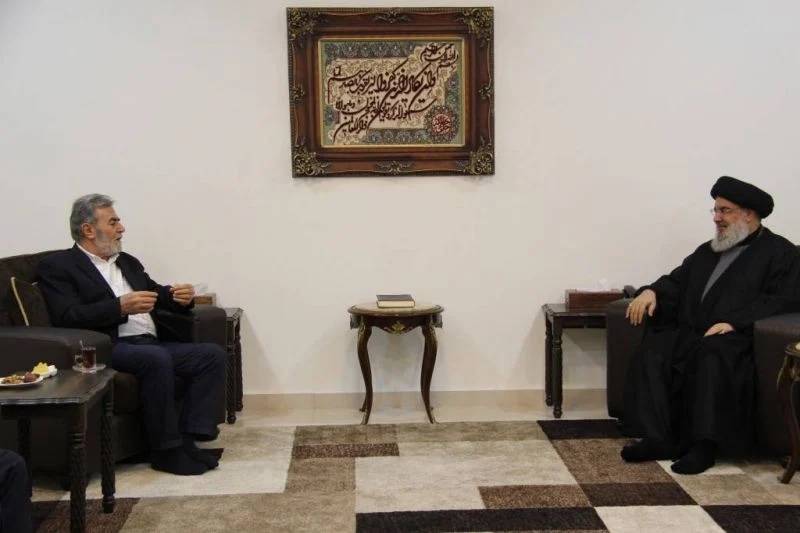 Nasrallah meets Islamic Jihad chief