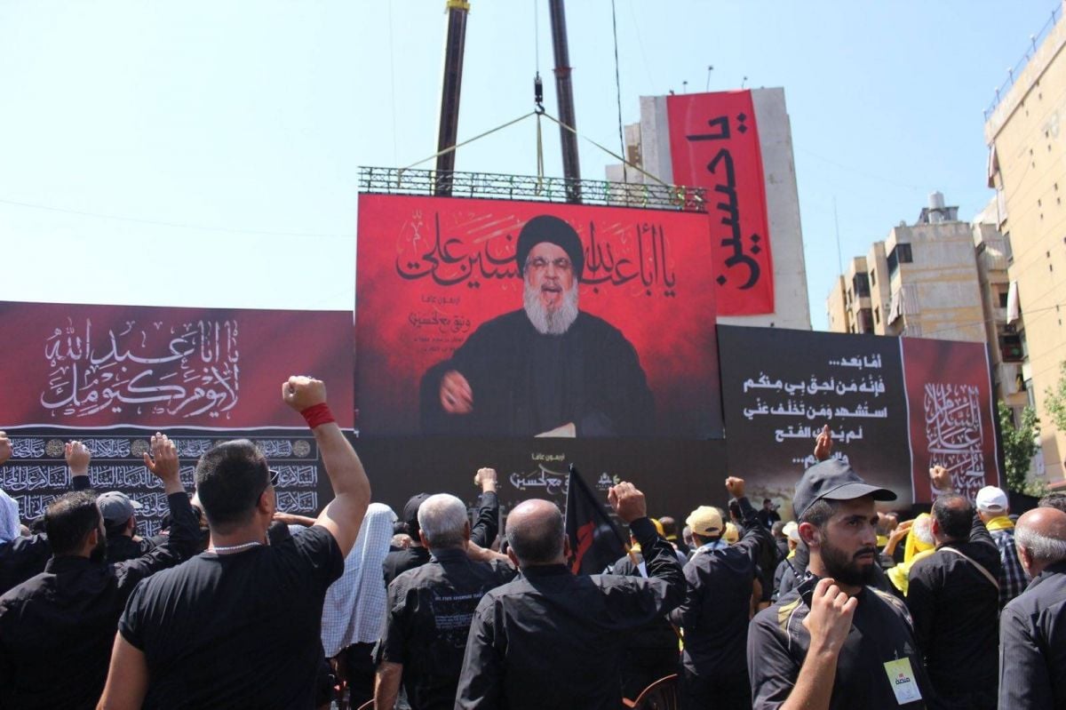The number two of Hamas’ political bureau meets with Nasrallah