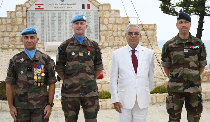 La Légion d’honneur remise à un officier français de la Finul