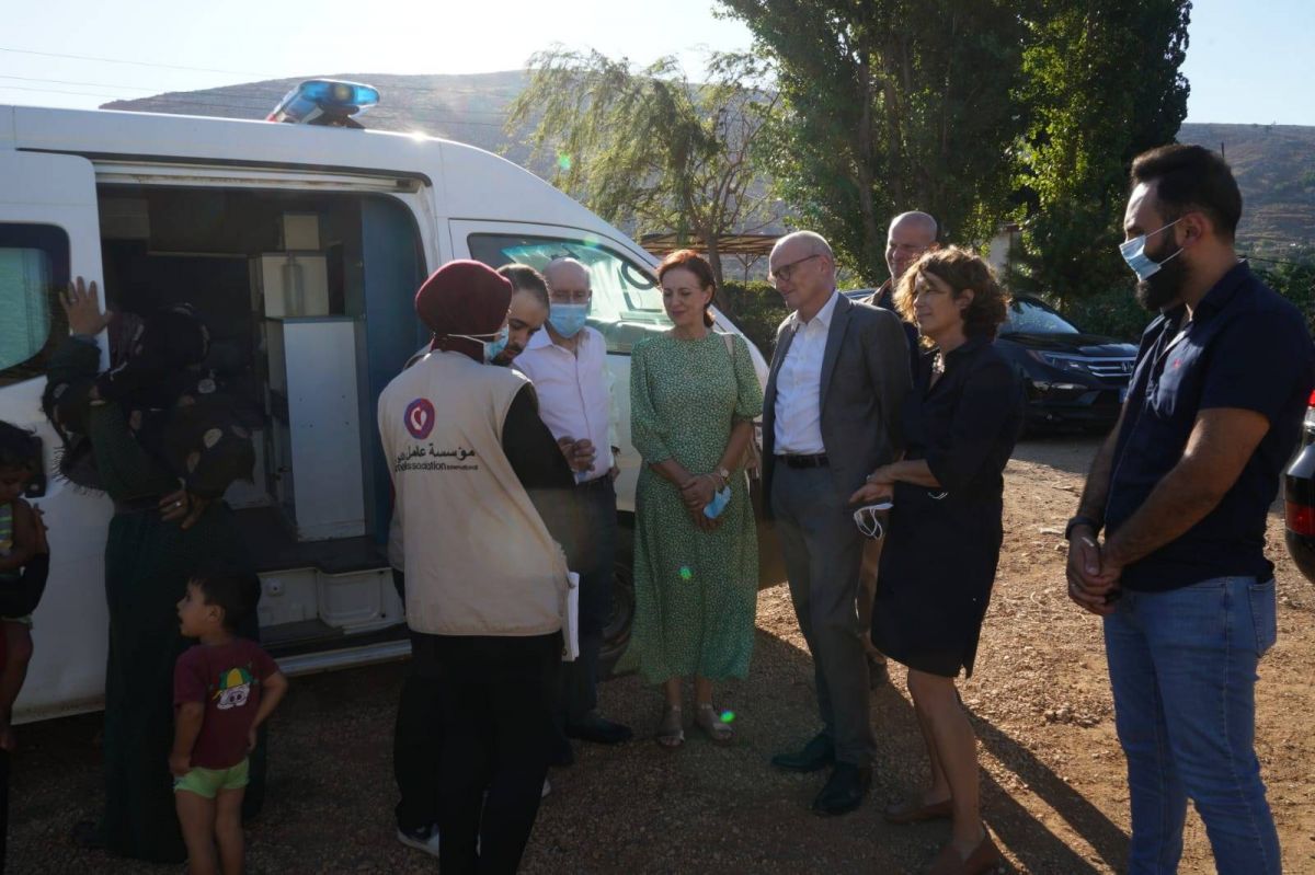 L’ambassadeur d’Allemagne au centre de Amel à Khiam