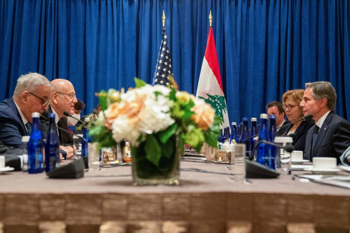 A New York, Mikati s'entretient avec Macron et Blinken