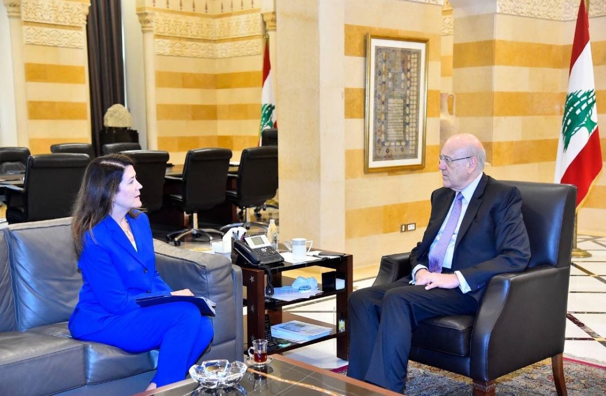 Mikati reçoit l'ambassadrice des États-Unis après ses réunions à New York
