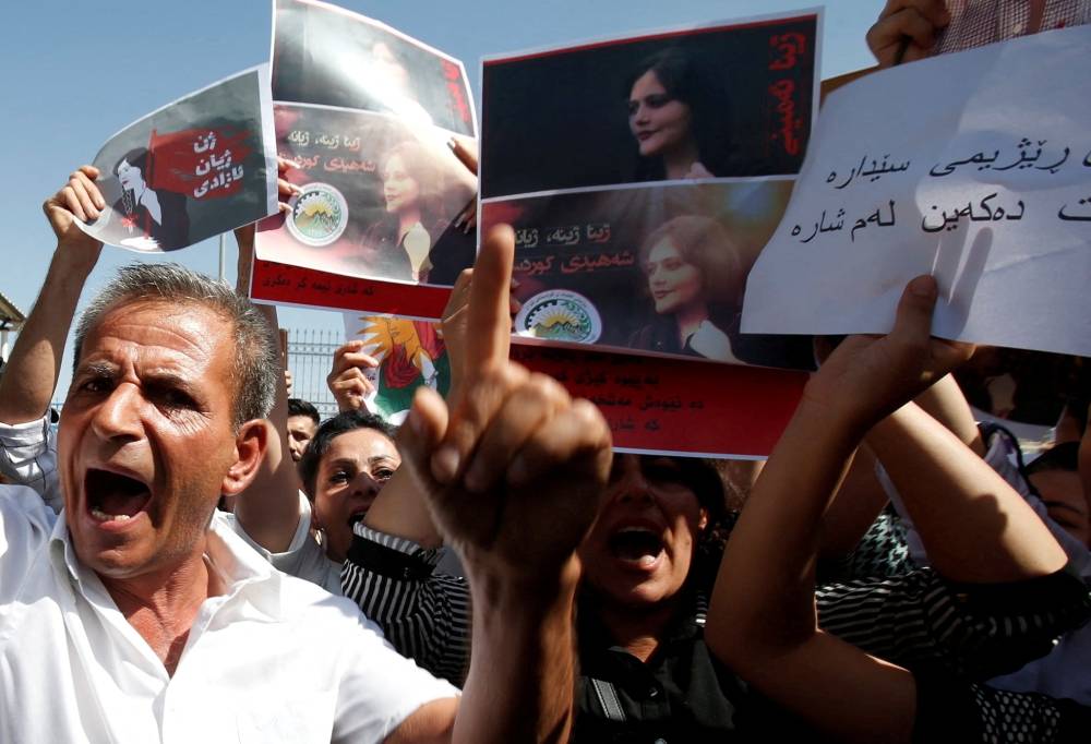 Kurdistan d'Irak : manifestation de soutien aux femmes d'Iran