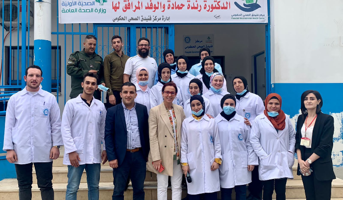 Randa Hamadé en tournée dans les centres de soins du Akkar
