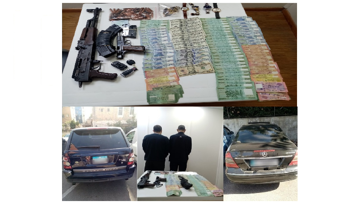 Arrestation de deux suspects qui auraient volé 50.000 dollars devant la banque Audi à Chtaura
