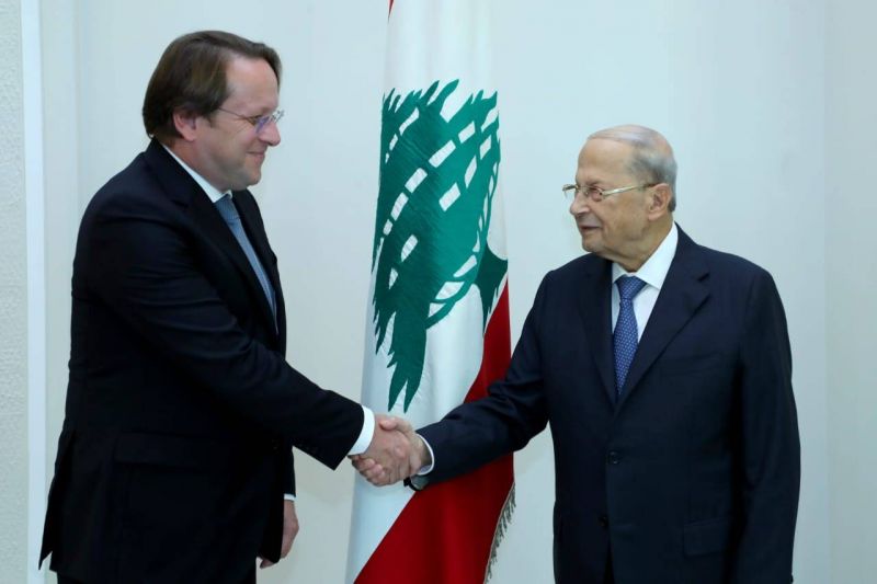 Un responsable de l'UE annonce depuis Baabda une aide supplémentaire de 75 millions d'euros au Liban