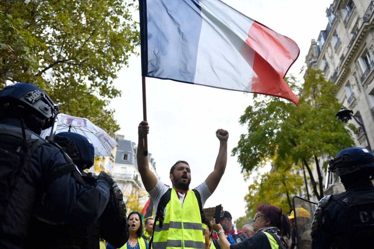 À Paris, une manifestation 