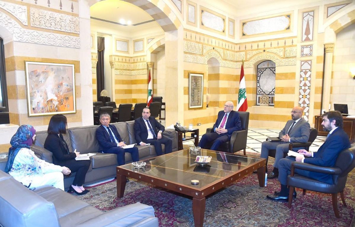 Mikati discusses with international organizations 'roadmap' to fight cholera outbreak in Lebanon