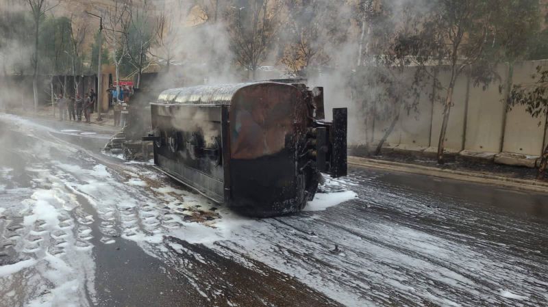 Fuel tanker explodes on Metn highway, 1 injured