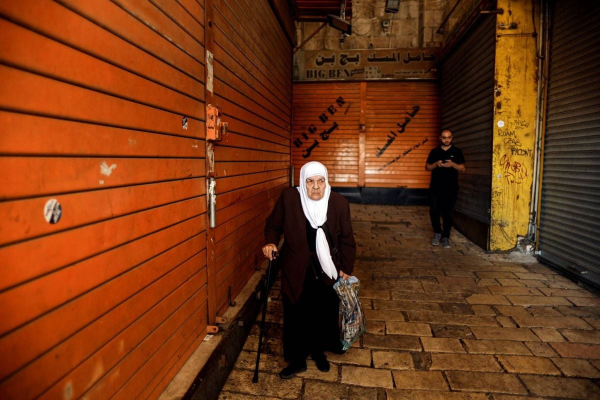 Grève palestinienne à Jérusalem-Est contre une opération des forces israéliennes