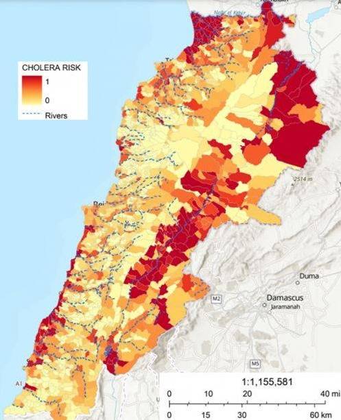 Lebanon is at risk of a cholera outbreak, WHO warns Lebanon is at risk of a cholera outbreak, WHO warns