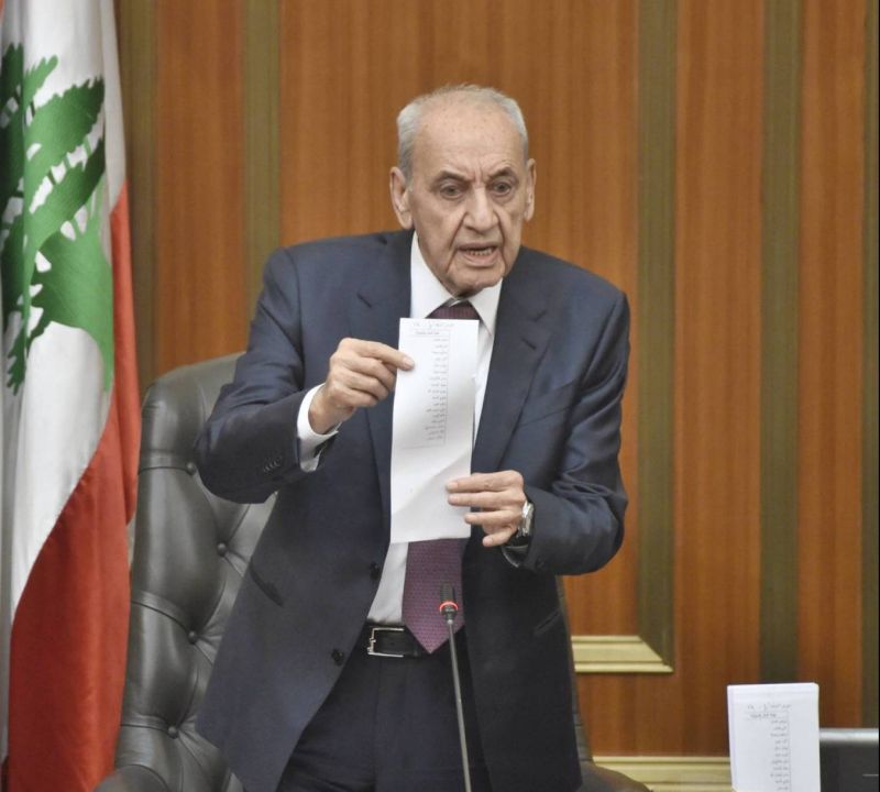 Berri to call for 'consecutive sessions' if Parliament fails to elect a president Thursday