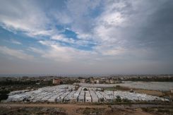A view of the informal al-Rihaniyeh camp. (Credit: João Sousa/L'Orient Today)