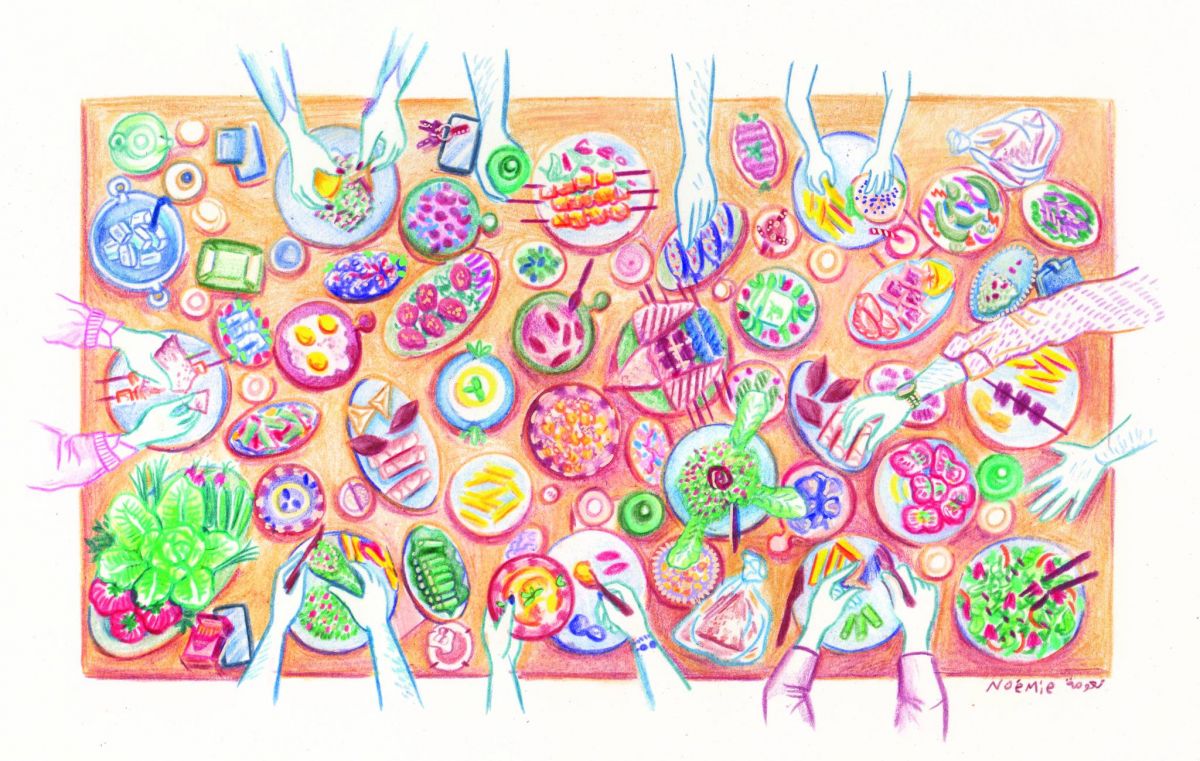 À table avec les illustrations de Noémie Honein À table avec les illustrations de Noémie Honein