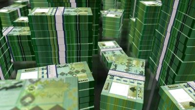 Official lira to US dollar exchange rate increases tenfold