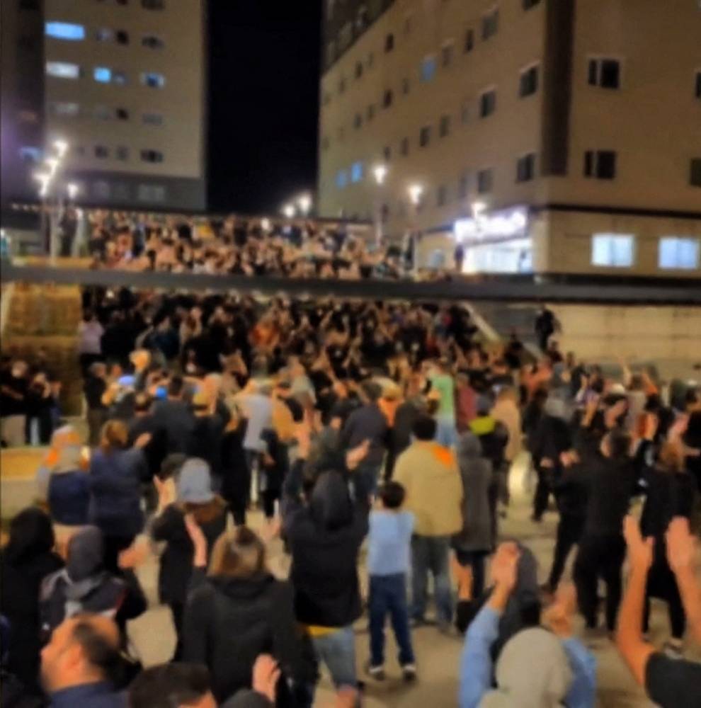 Iran protests flare again as UN voices concern at detainees' treatment